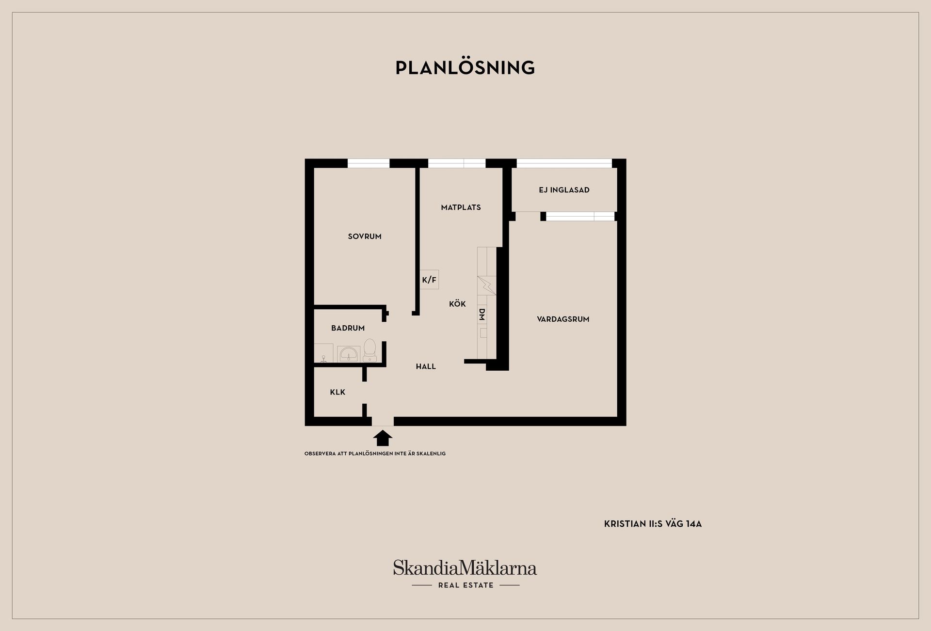 Bostadsrätt, Kristian II:s väg 14A, Villan, Ängelholm