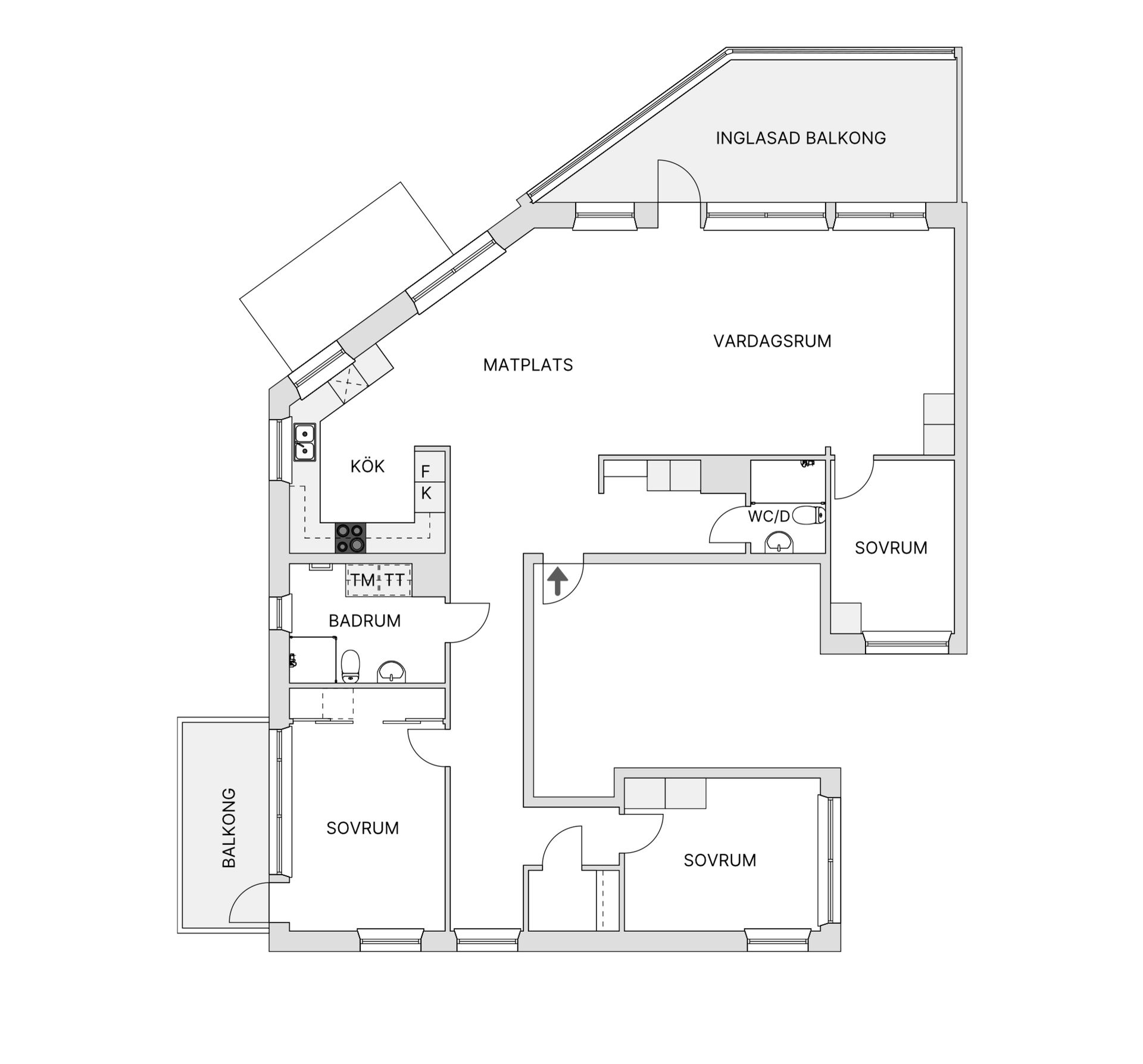 Bostadsrätt, Tubölegatan 1, Tuböle, Skellefteå