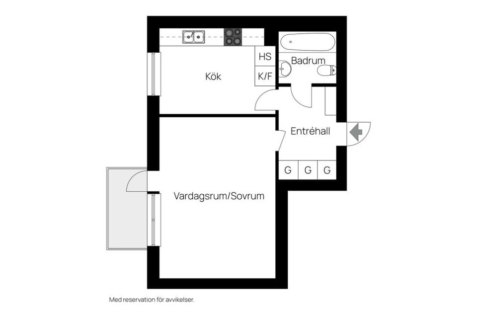 Bostadsrätt, Margaretagatan 27 A, Fredriksberg, Falköping