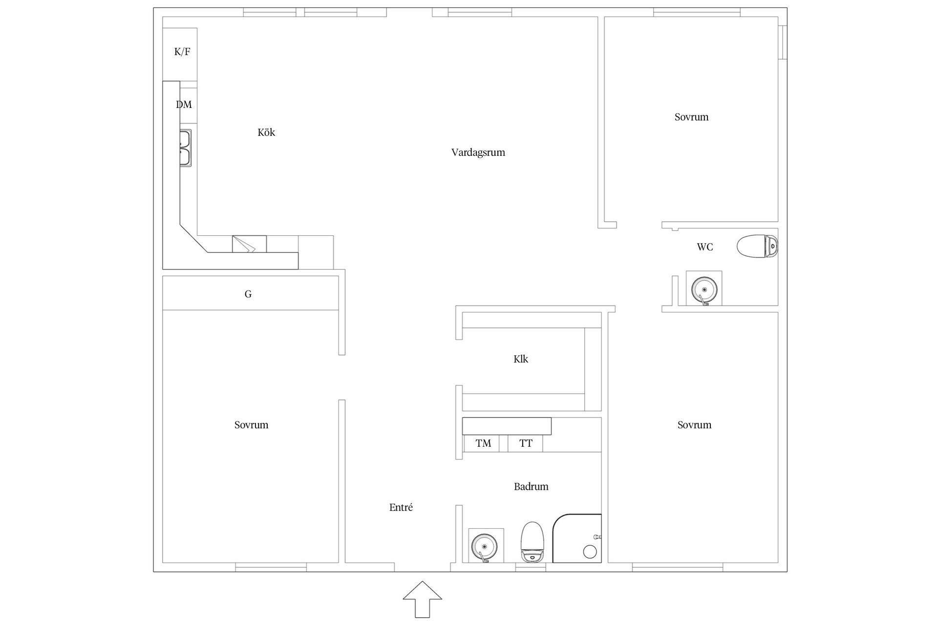 Bostadsrätt, Boxarringen 5, Garnisonen, Hässleholm