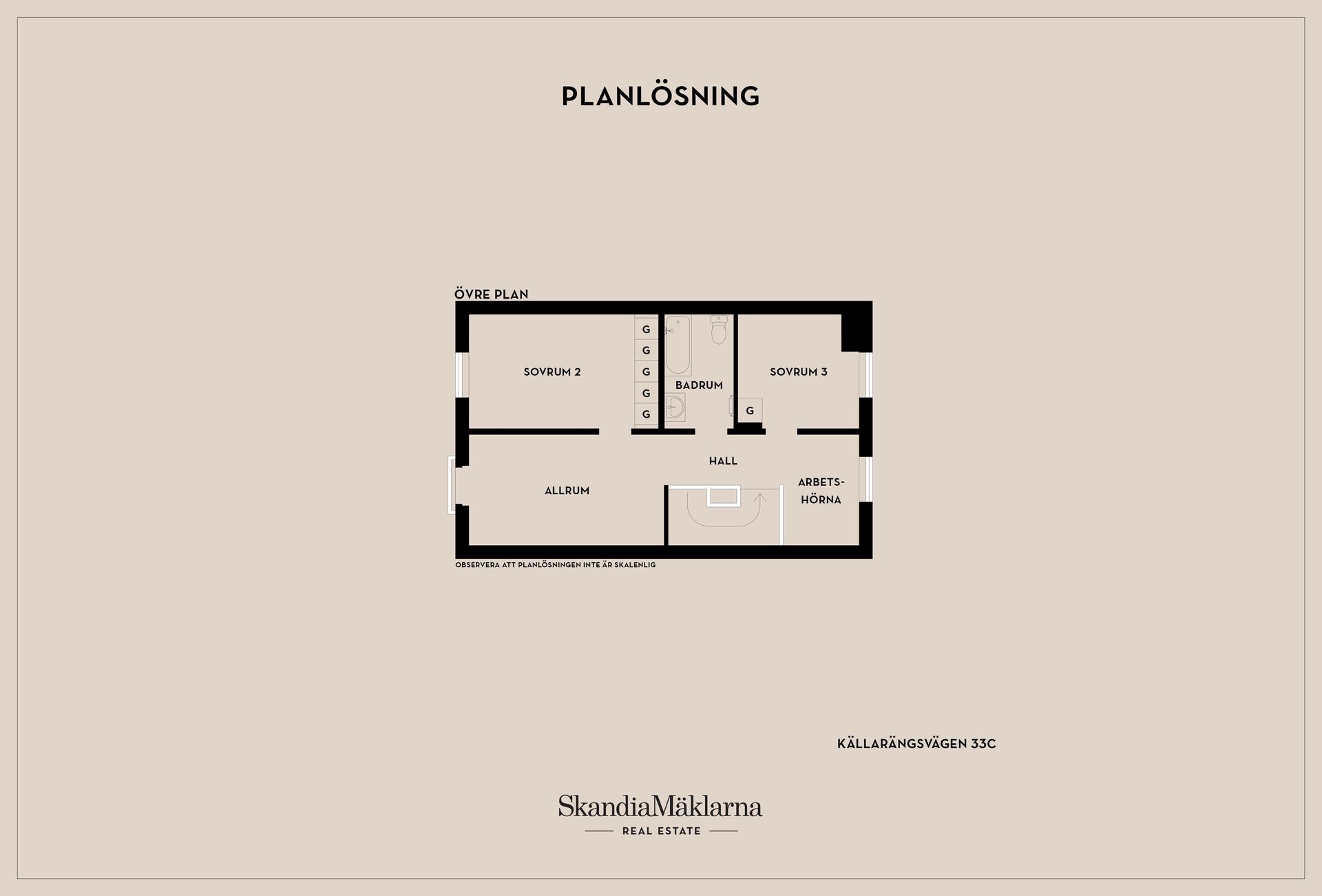 Radhus, Källarängsvägen 33C, Stallarholmen, Strängnäs