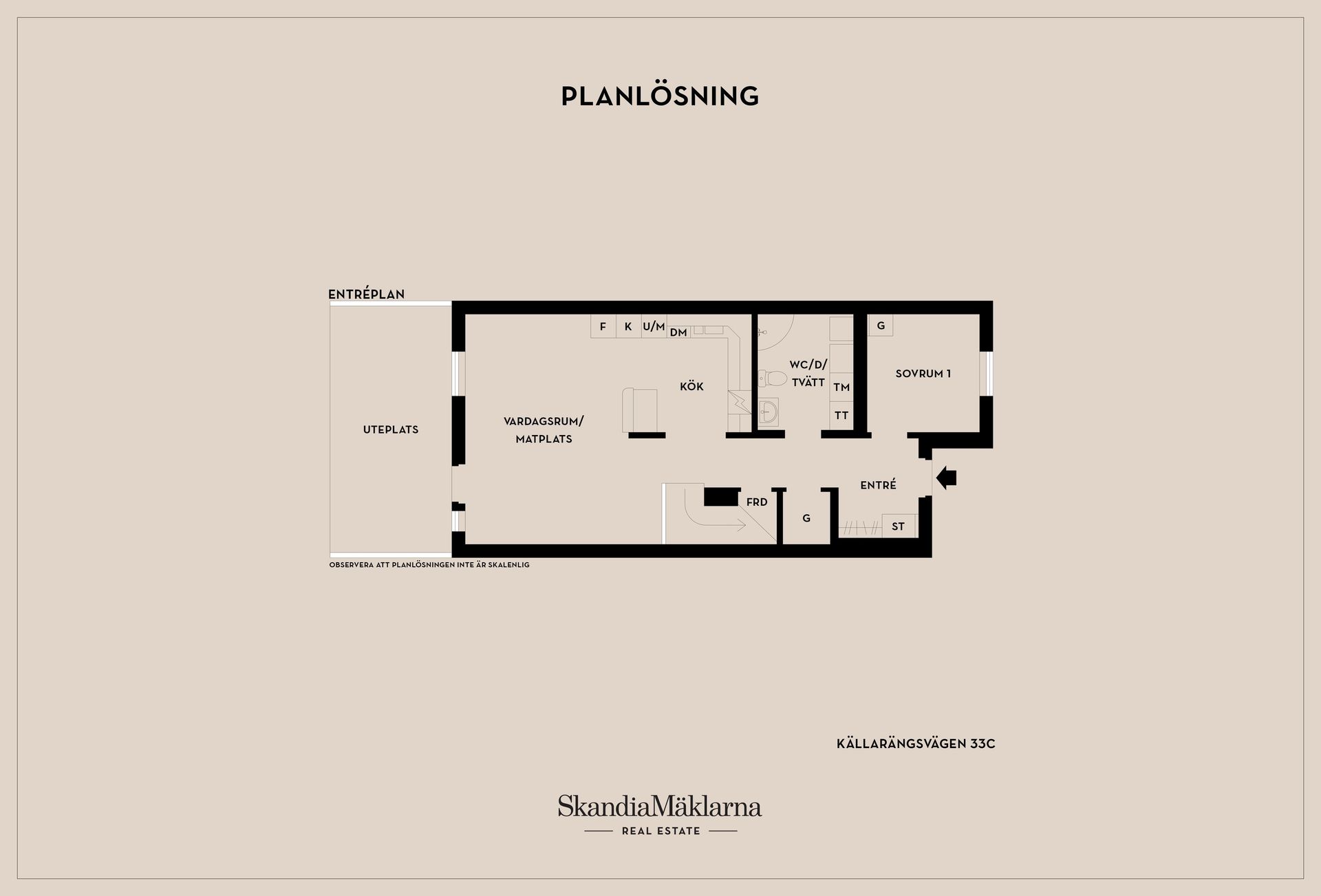 Radhus, Källarängsvägen 33C, Stallarholmen, Strängnäs