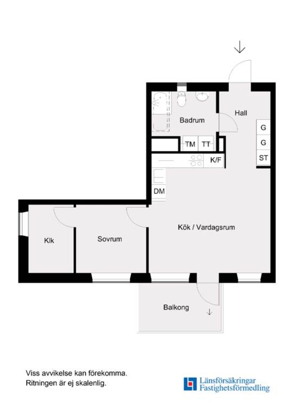 Bostadsrätt, Engelbrektsvägen 41B, 2tr, Jakobsberg, Järfälla