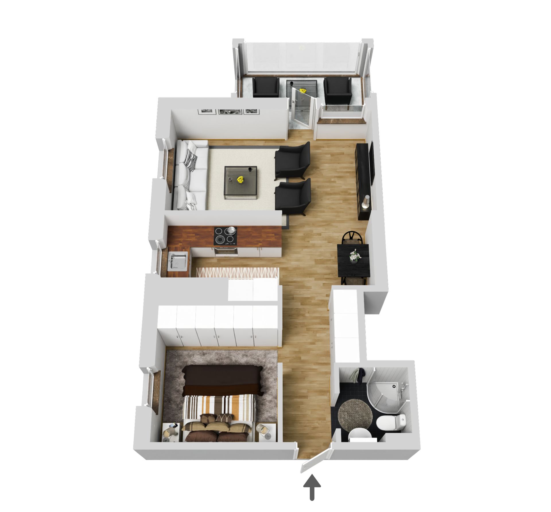 Bostadsrätt, Köpmangatan 8B, Centrum, Skellefteå