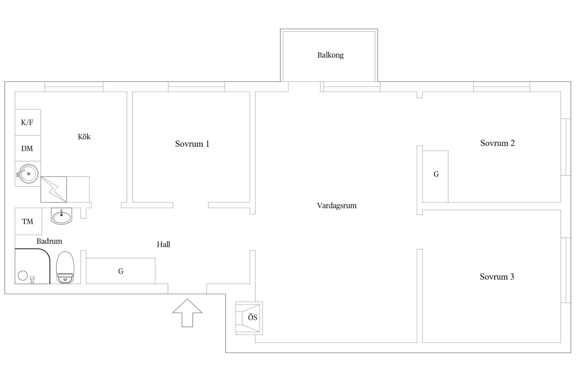 Bostadsrätt, Drottningholmsvägen 282, Bromma - Riksby, Stockholm
