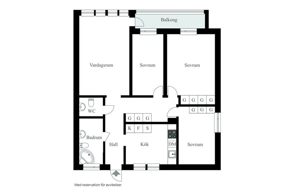 Bostadsrätt, Våxtorpsgränd 26, Östberga, Stockholm