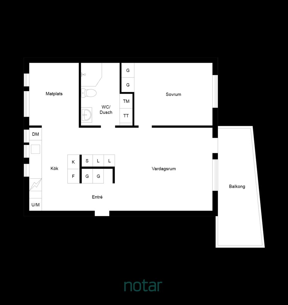 Bostadsrätt, Sandbäcksgatan 13, Centrala Linköping, Linköping