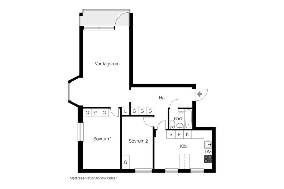 Bostadsrätt, Norra Kyrkogatan 30, Centrum, Härnösand