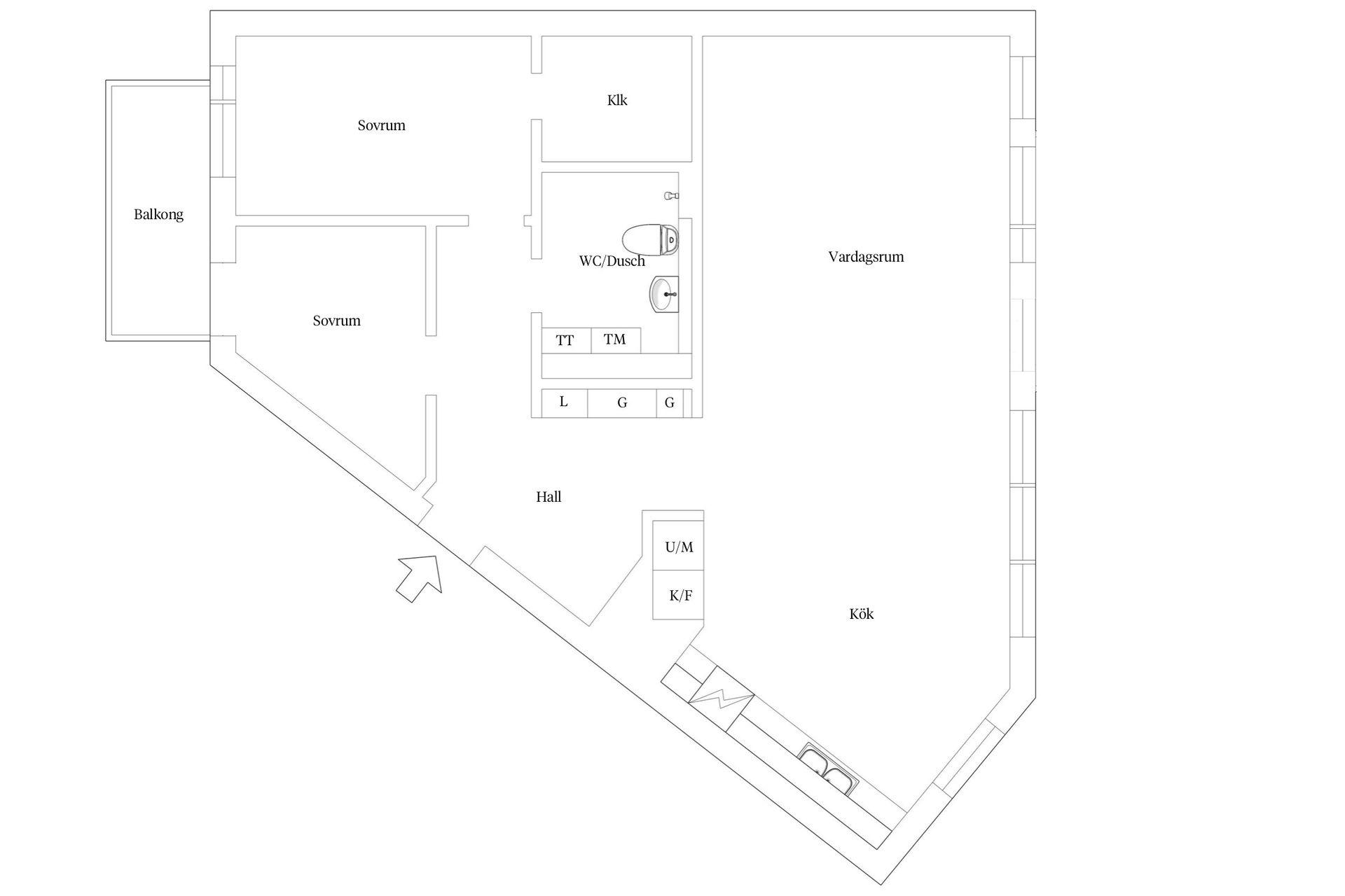 Bostadsrätt, Askängsbacken 16, Bromma - Mariehäll, Stockholm