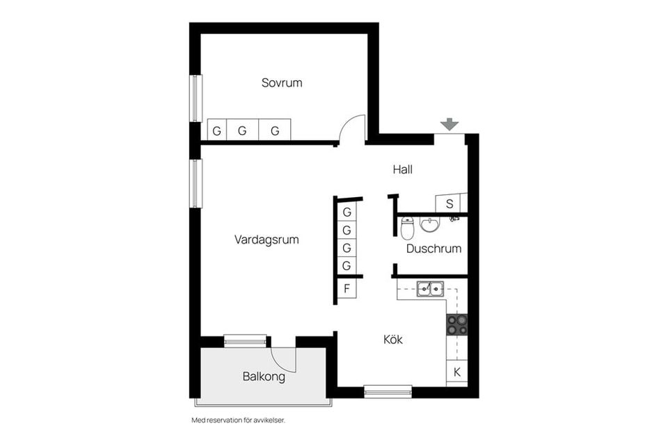 Bostadsrätt, Krokvägen 11, Brännan, Härnösand