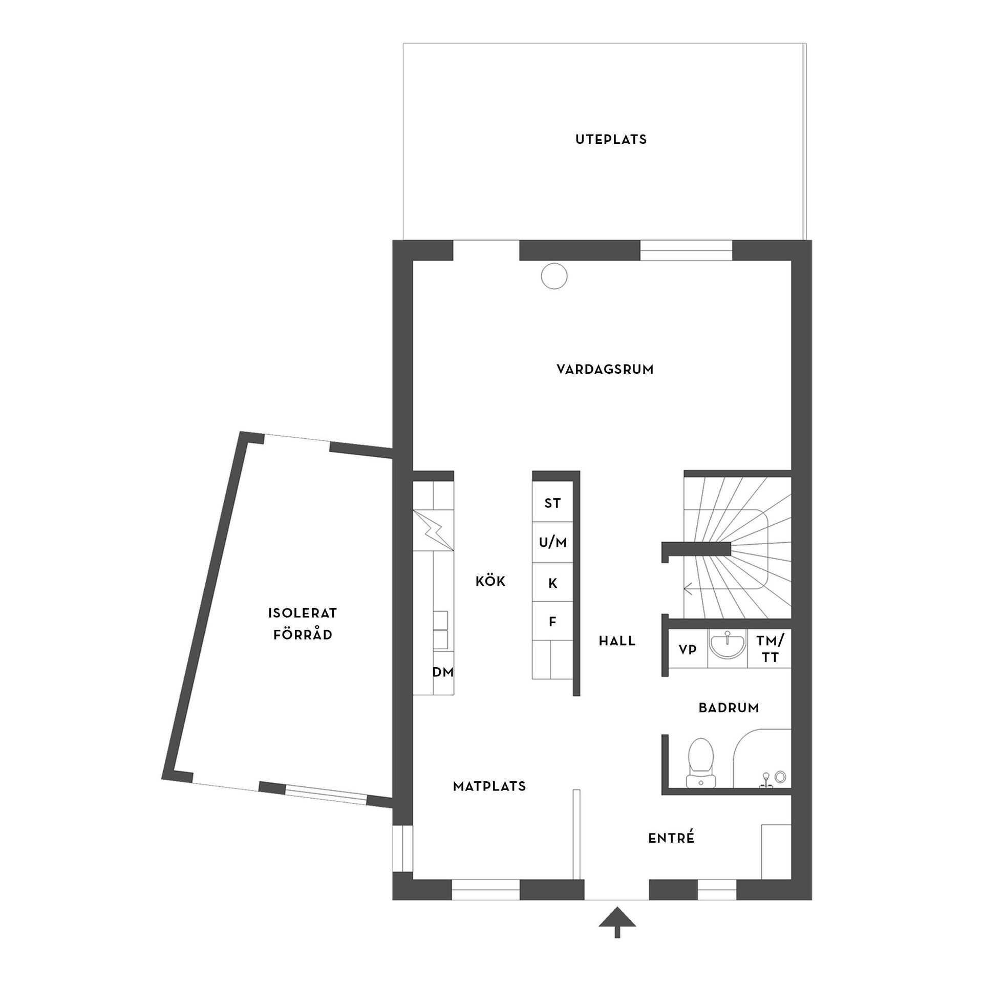 Radhus, Spinnrocksvägen 28, Fårhushagen, Strängnäs