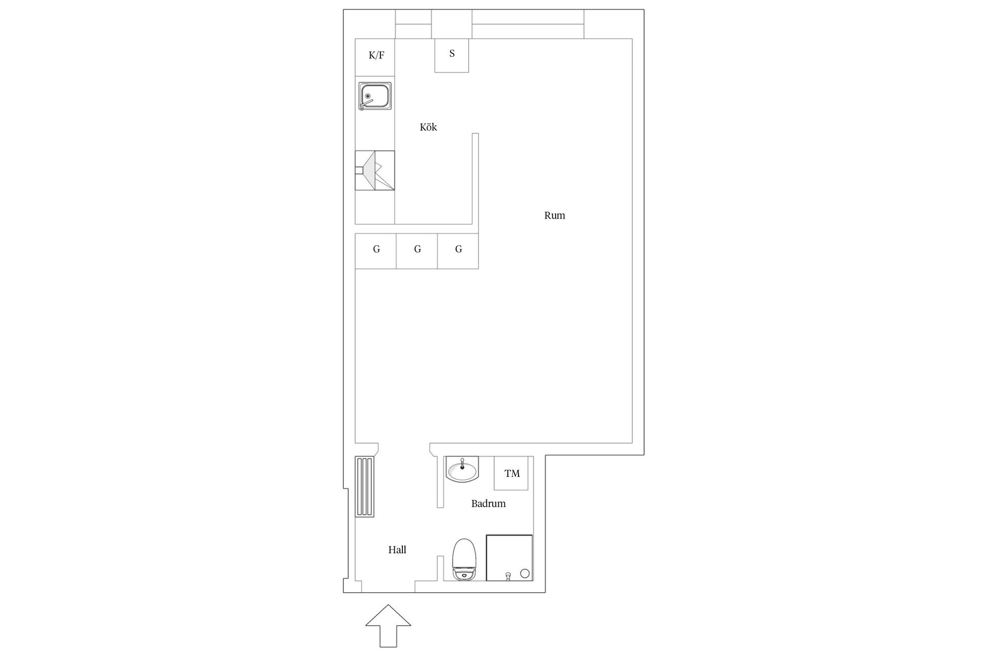 Bostadsrätt, Roslins väg 14B, Ribersborg, Malmö