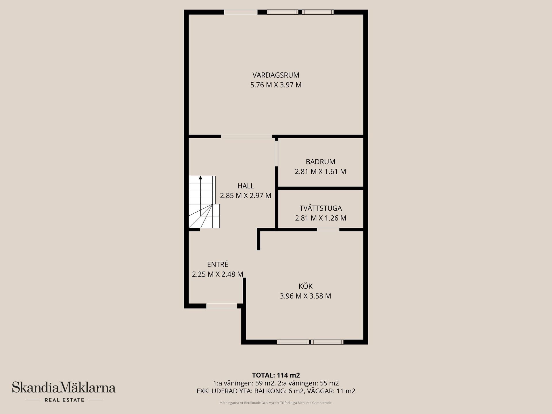 Radhus, Stenbacksvägen 24, Vä, Kristianstad