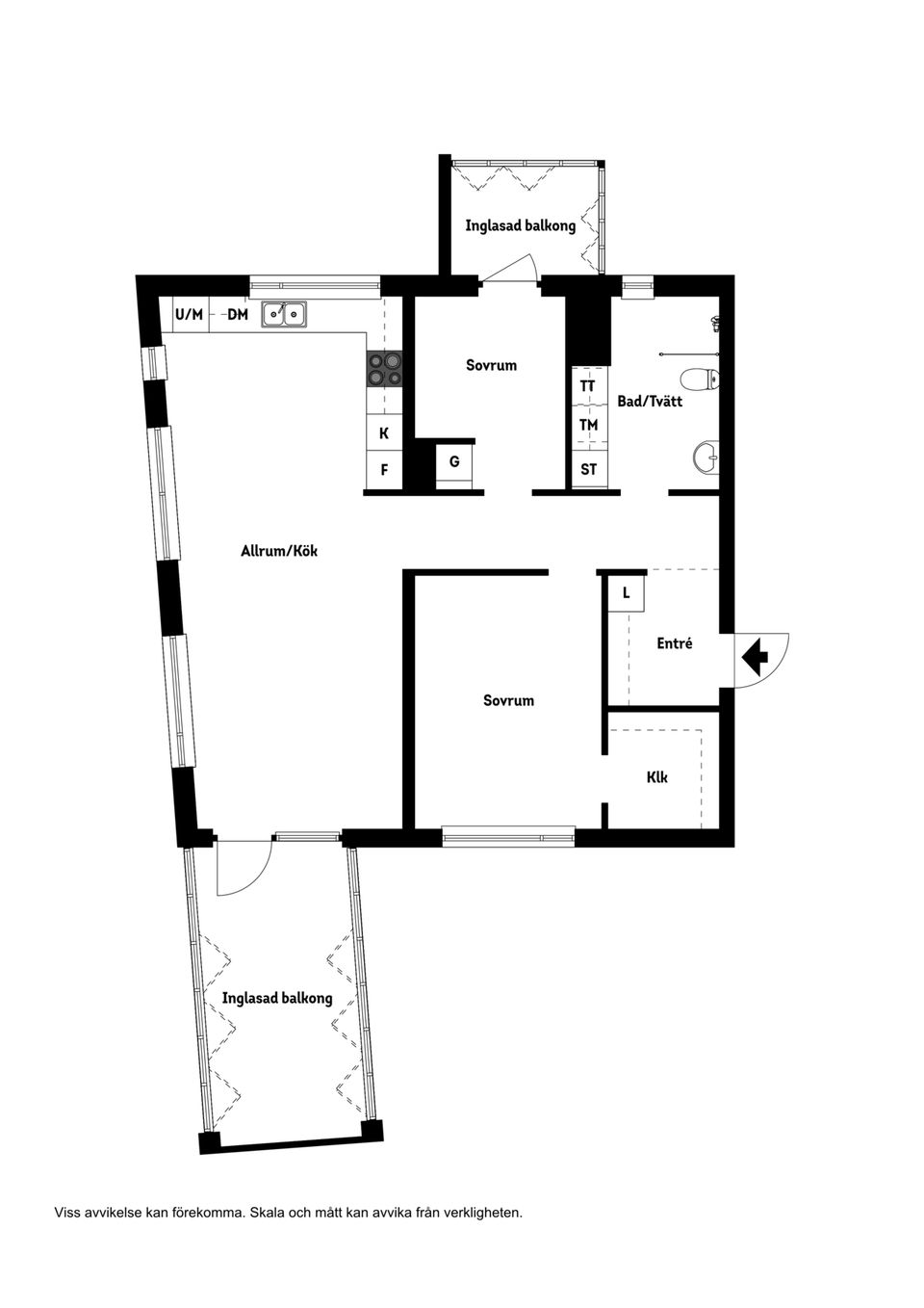 Bostadsrätt, Södra Järnvägsgatan 4J, Söder, Växjö