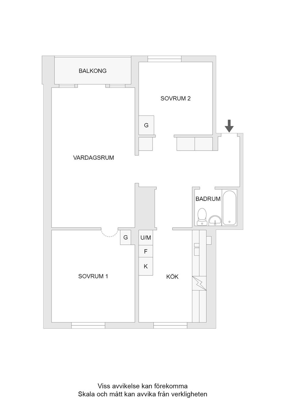 Bostadsrätt, Rådmansgatan 10B, Enköping