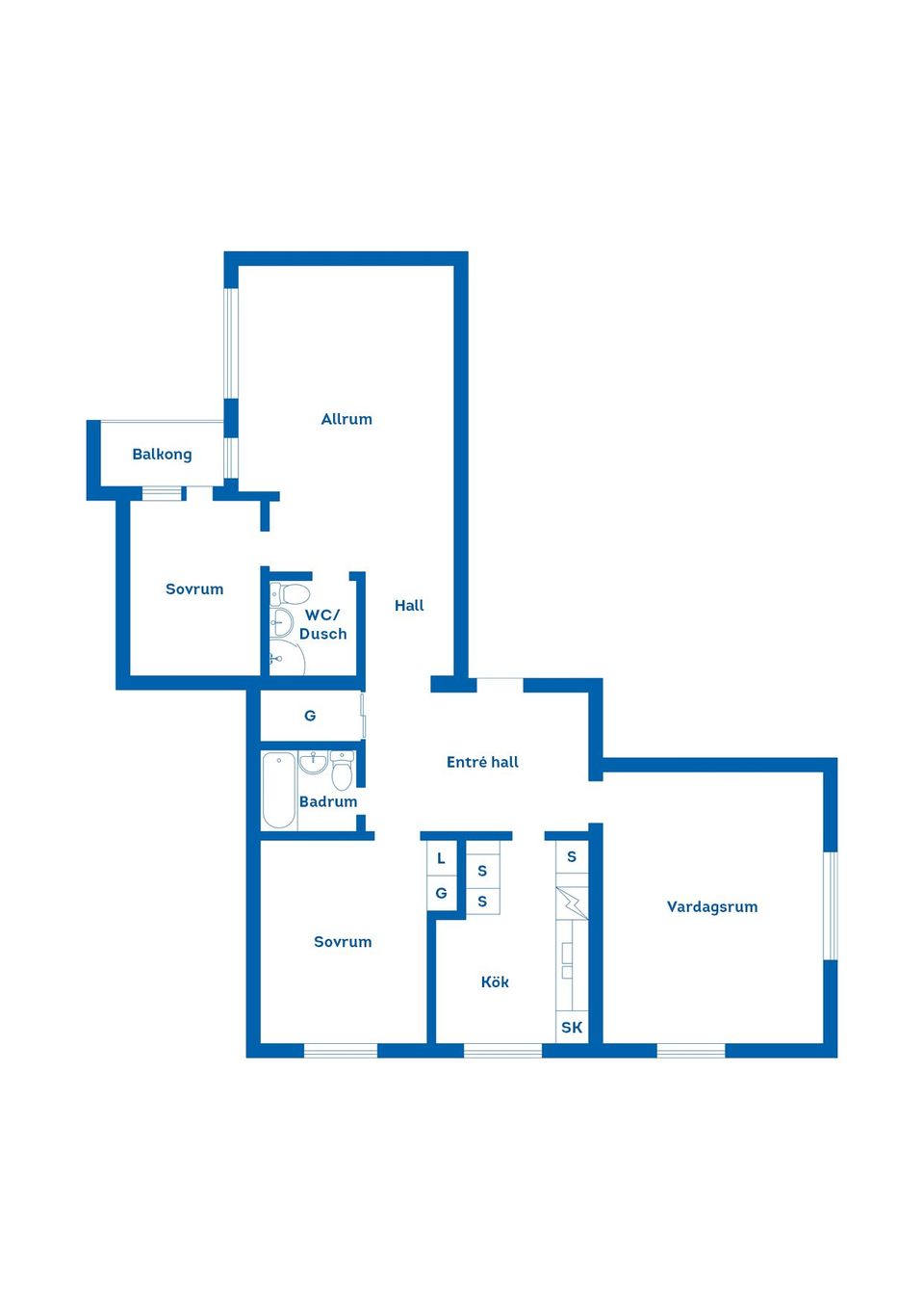 Bostadsrätt, Prästgatan 10B, Centralt, Nässjö