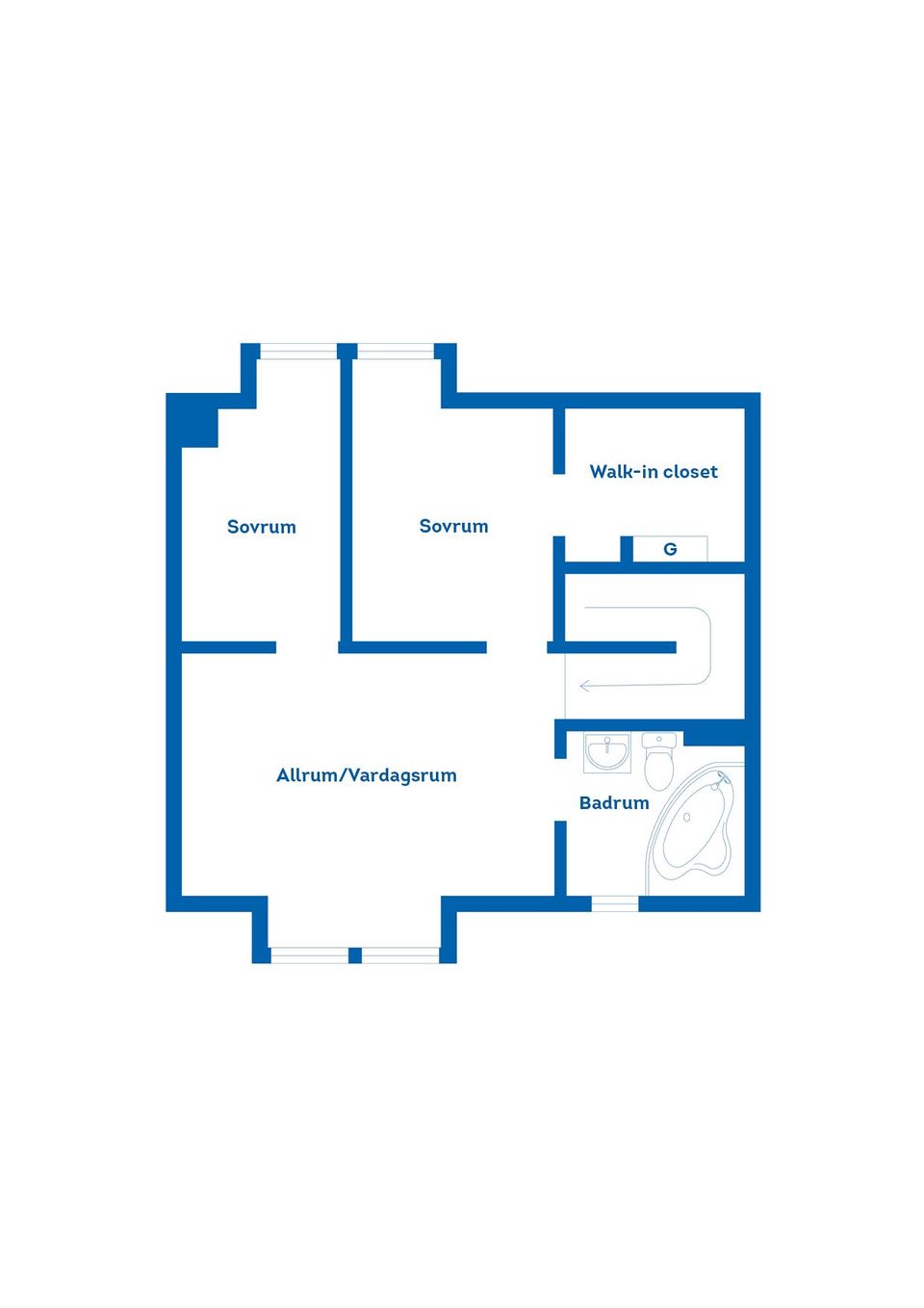 Bostadsrätt, Radhus, Brisgatan 69, Andersberg, Gävle