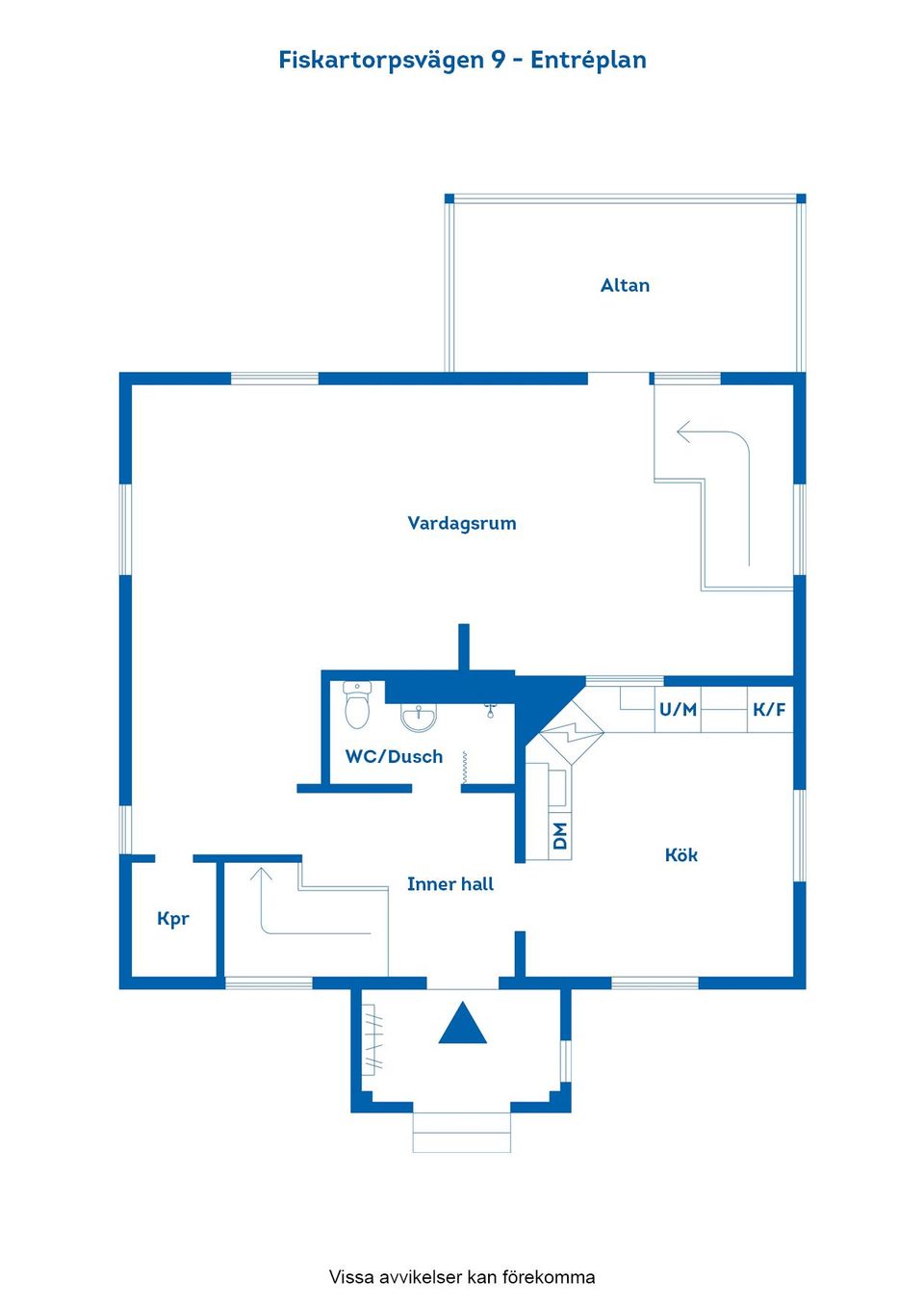 Villa, Fiskartorpsvägen 9, Norrmalm, Finspång