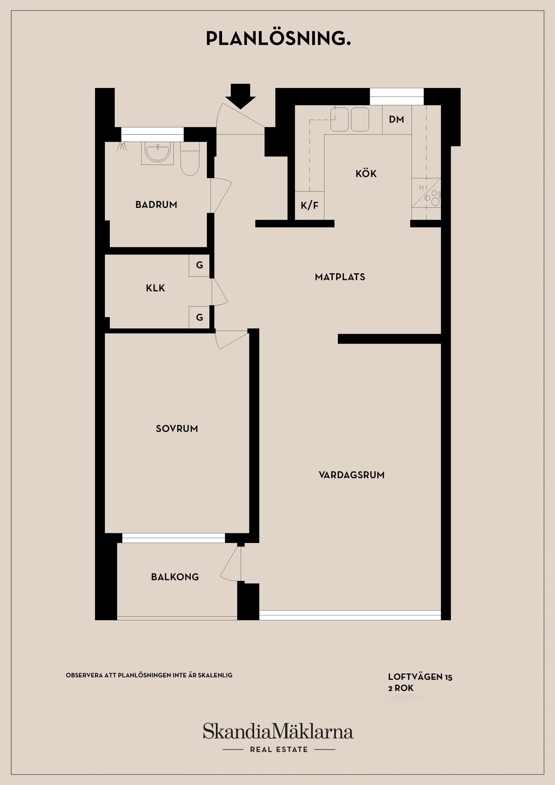 Bostadsrätt, Loftvägen 15, Huddinge