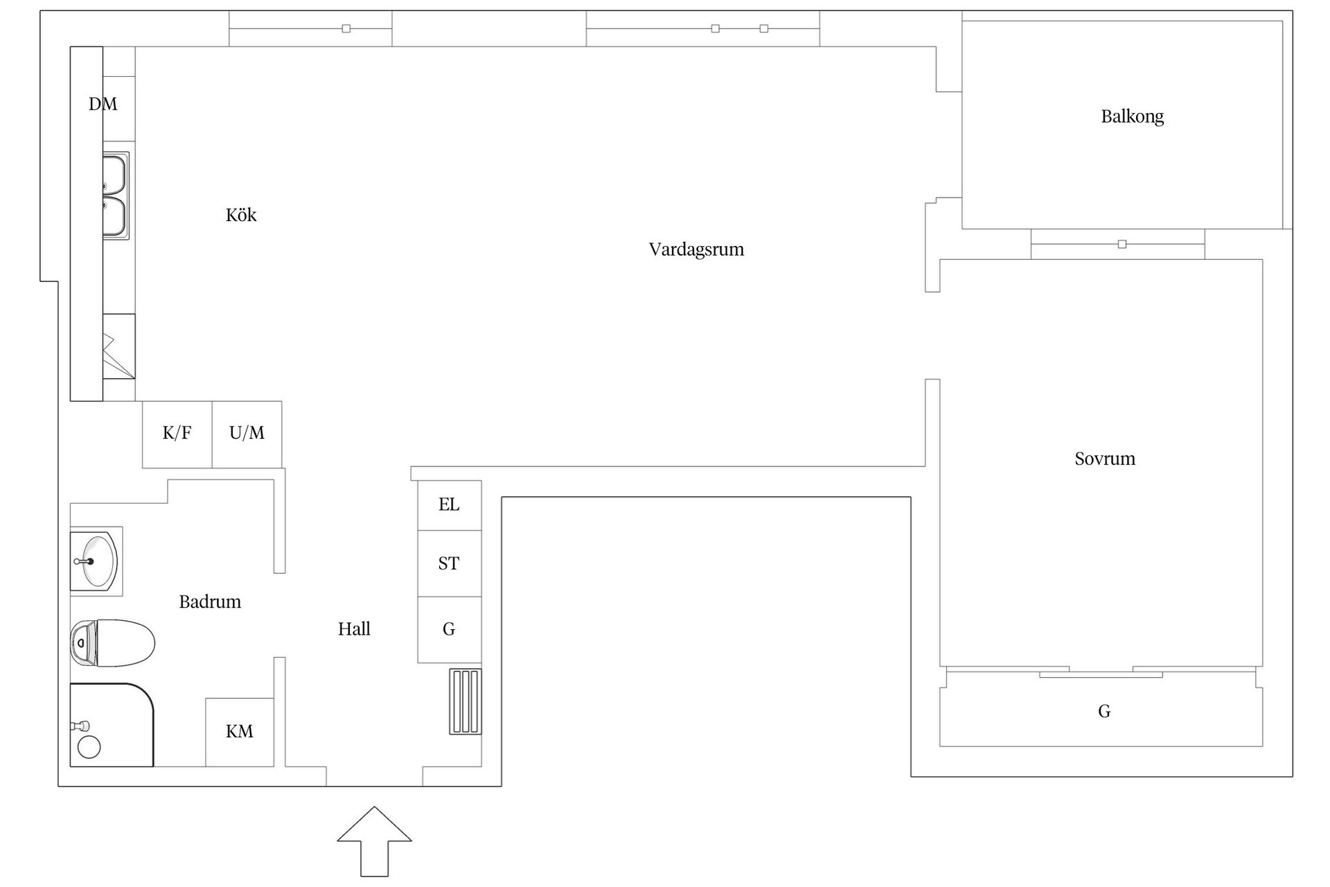 Bostadsrätt, Alpvägen 25, Bromma - Mariehäll, Stockholm