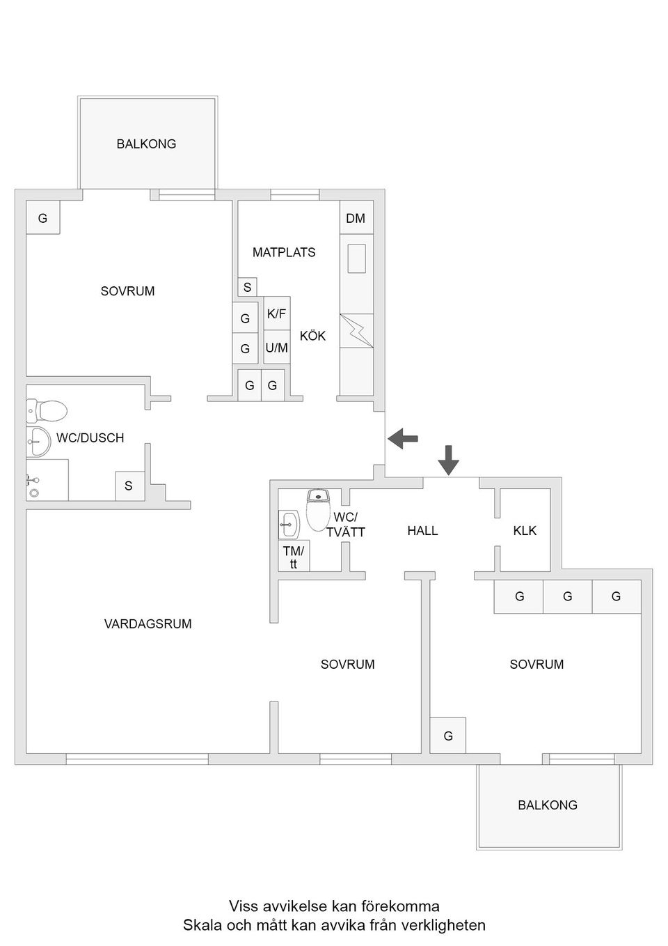 Bostadsrätt, Malmgatan 6E, Centralt, Katrineholm