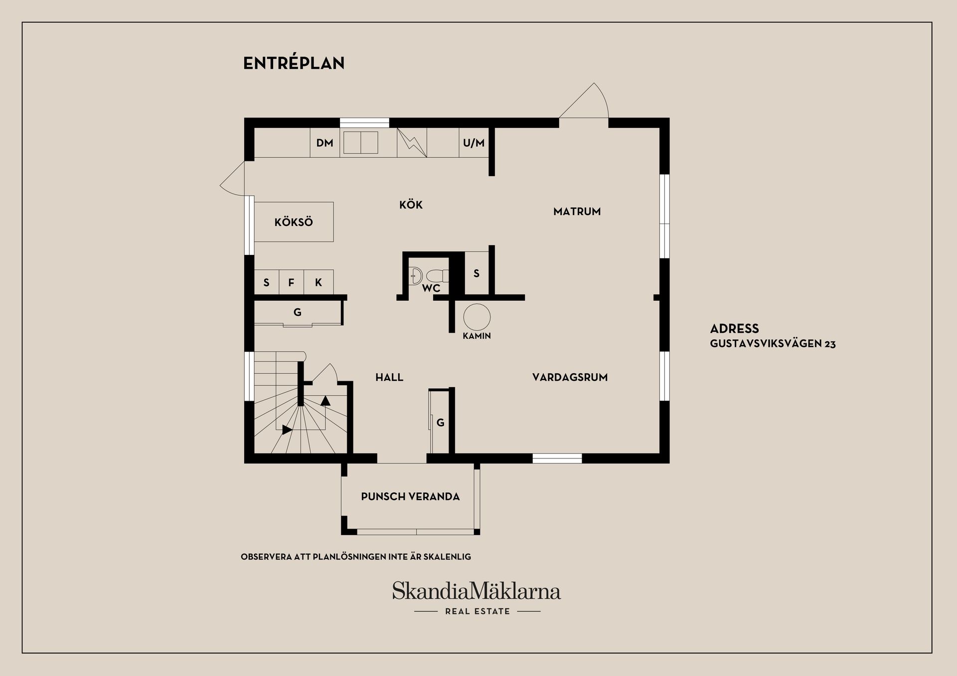 Villa, Gustavsviksvägen 23, Eriksvik, Nacka