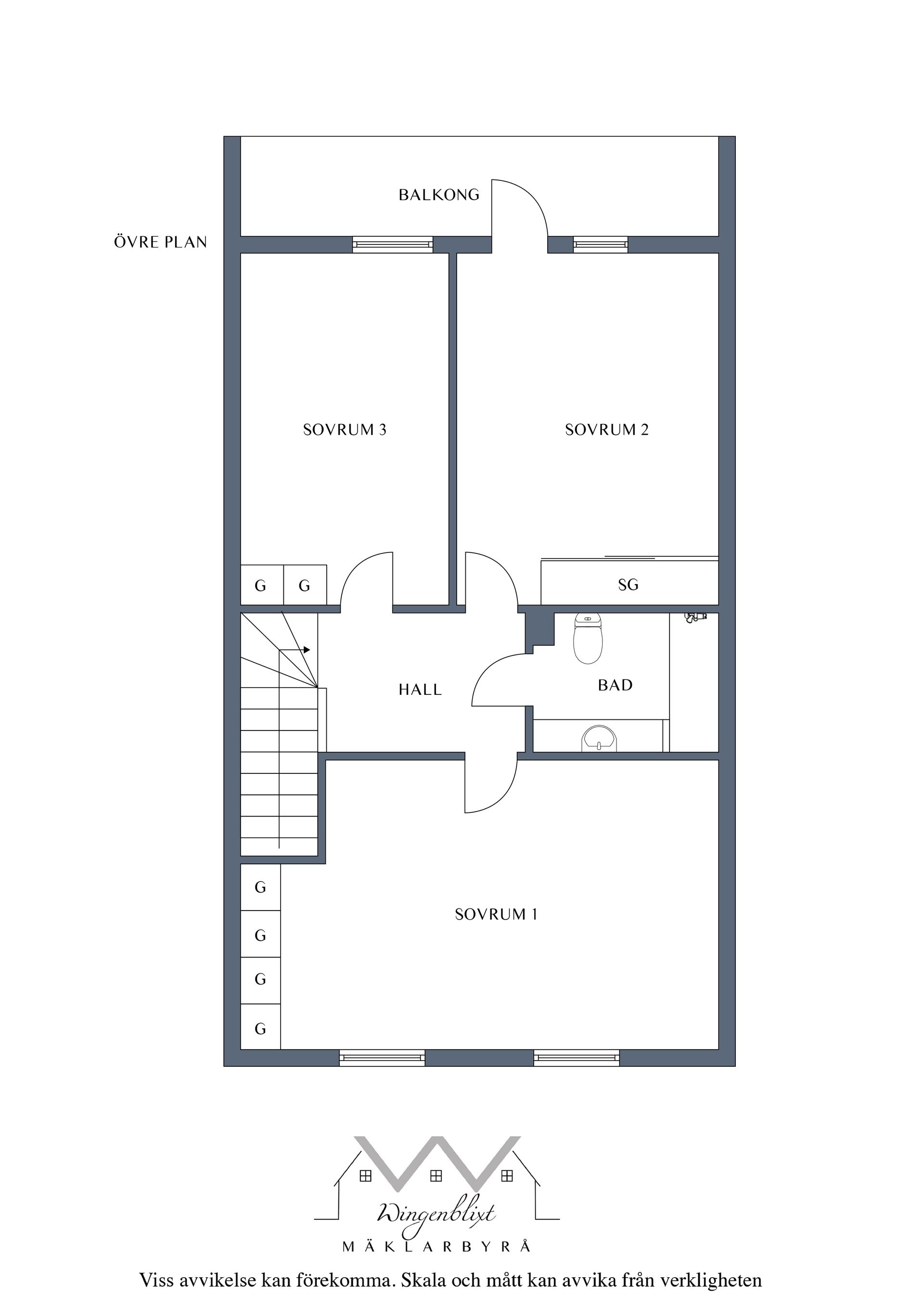 Radhus, Porslinsstigen 16, Brunna, Upplands-Bro