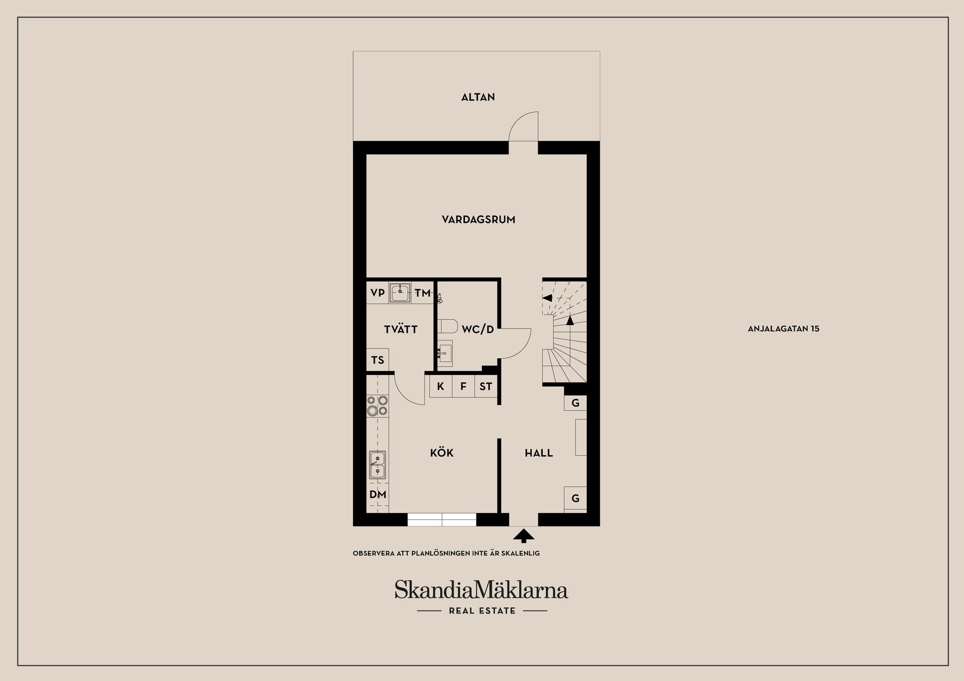 Bostadsrätt, Anjalagatan 15, Karlberg, Grums