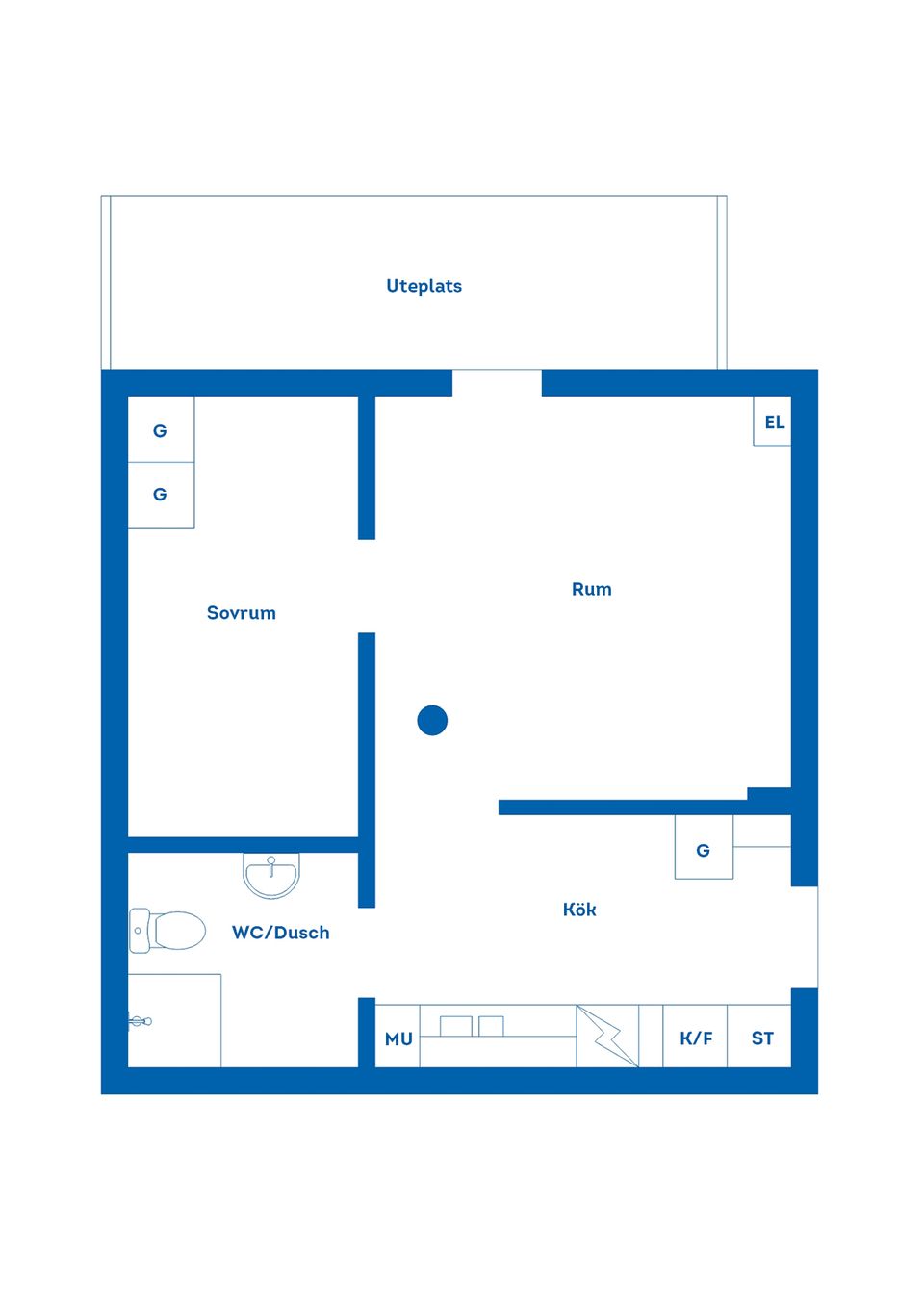Bostadsrätt, Järnvägsgatan 2A, Centralt, Linköping