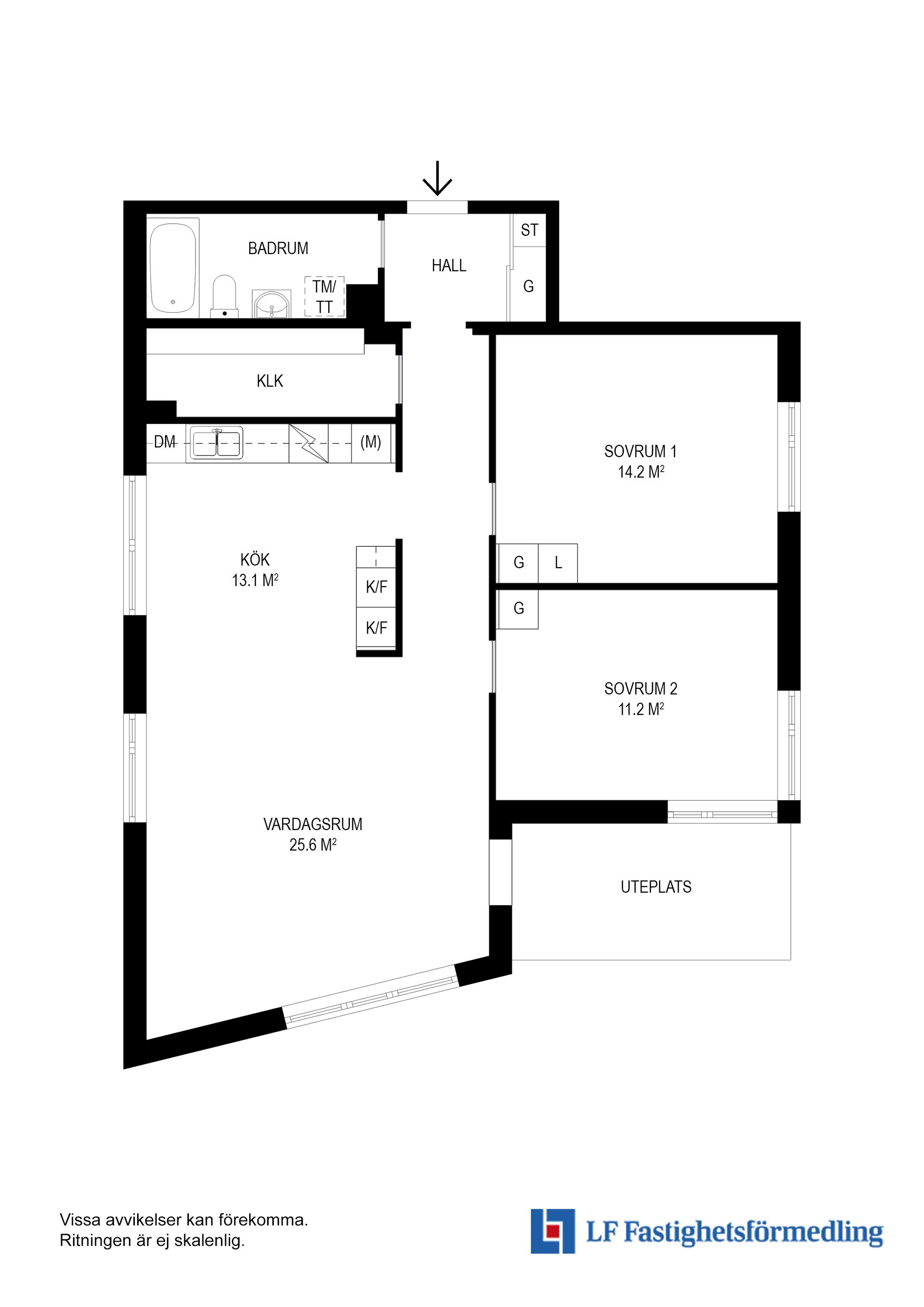 Bostadsrätt, Djupdalsvägen 2A, Edsbacka, Sollentuna