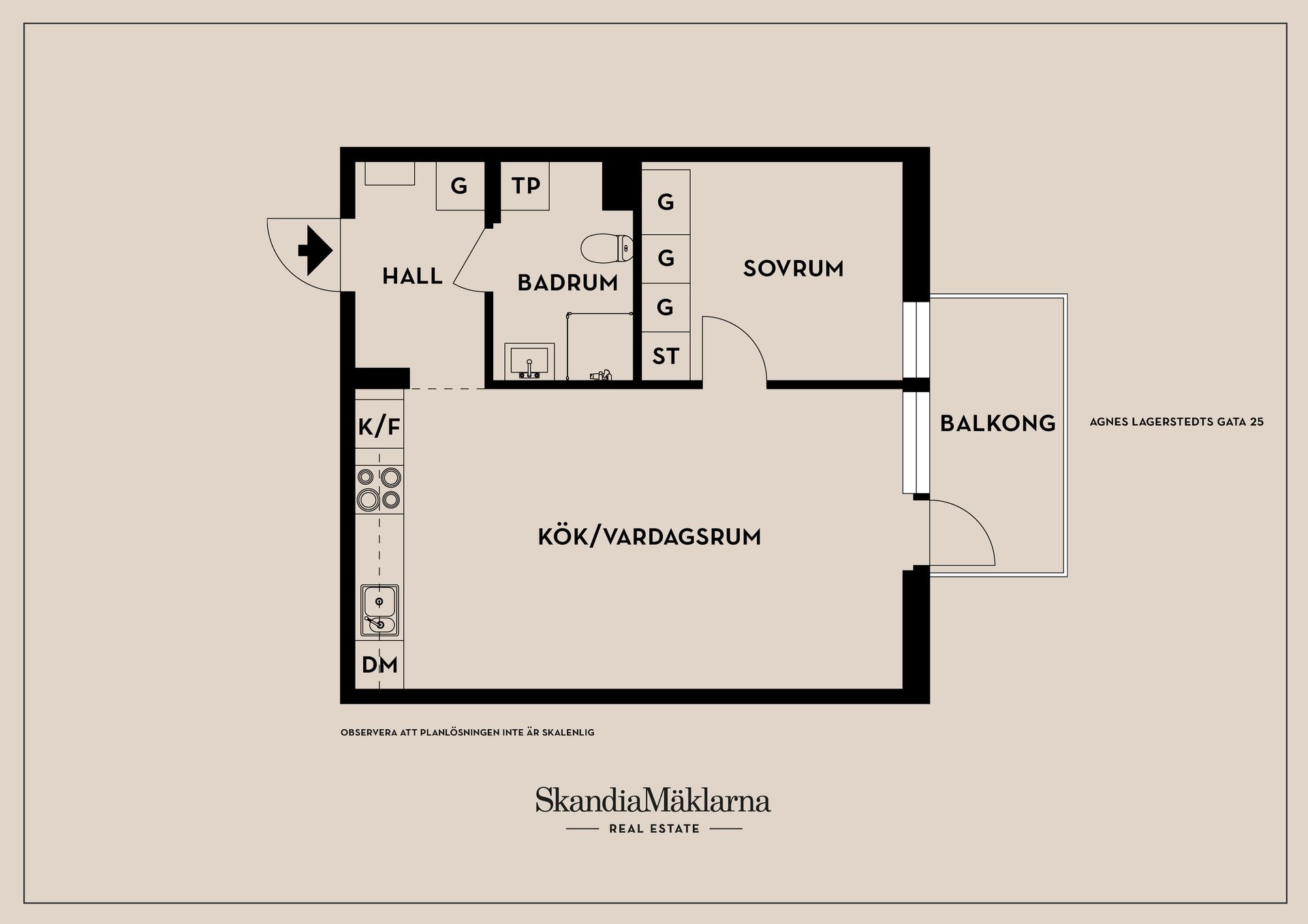 Bostadsrätt, Agnes Lagerstedts Gata 25, Fruängen, Stockholm