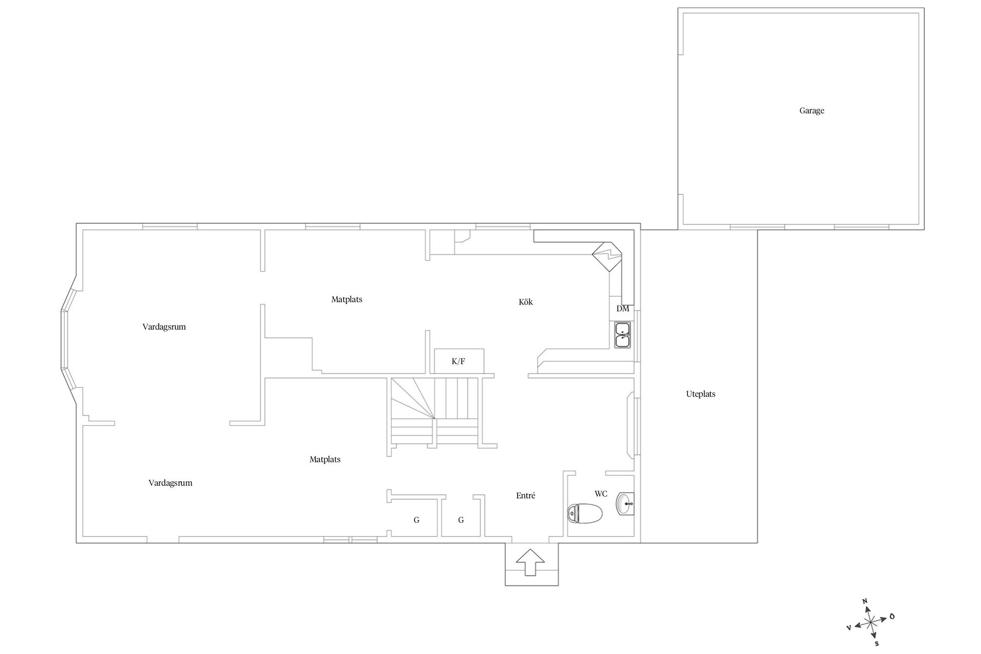 Villa, Ribbingsgatan 3, Byttorp, Borås