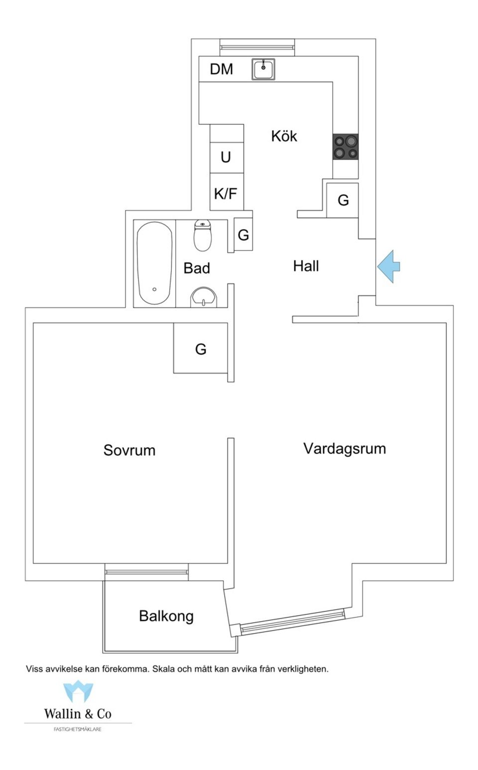 Bostadsrätt, Eknäsvägen 4 B, Kungsholmen - Stora Essingen, Stockholm