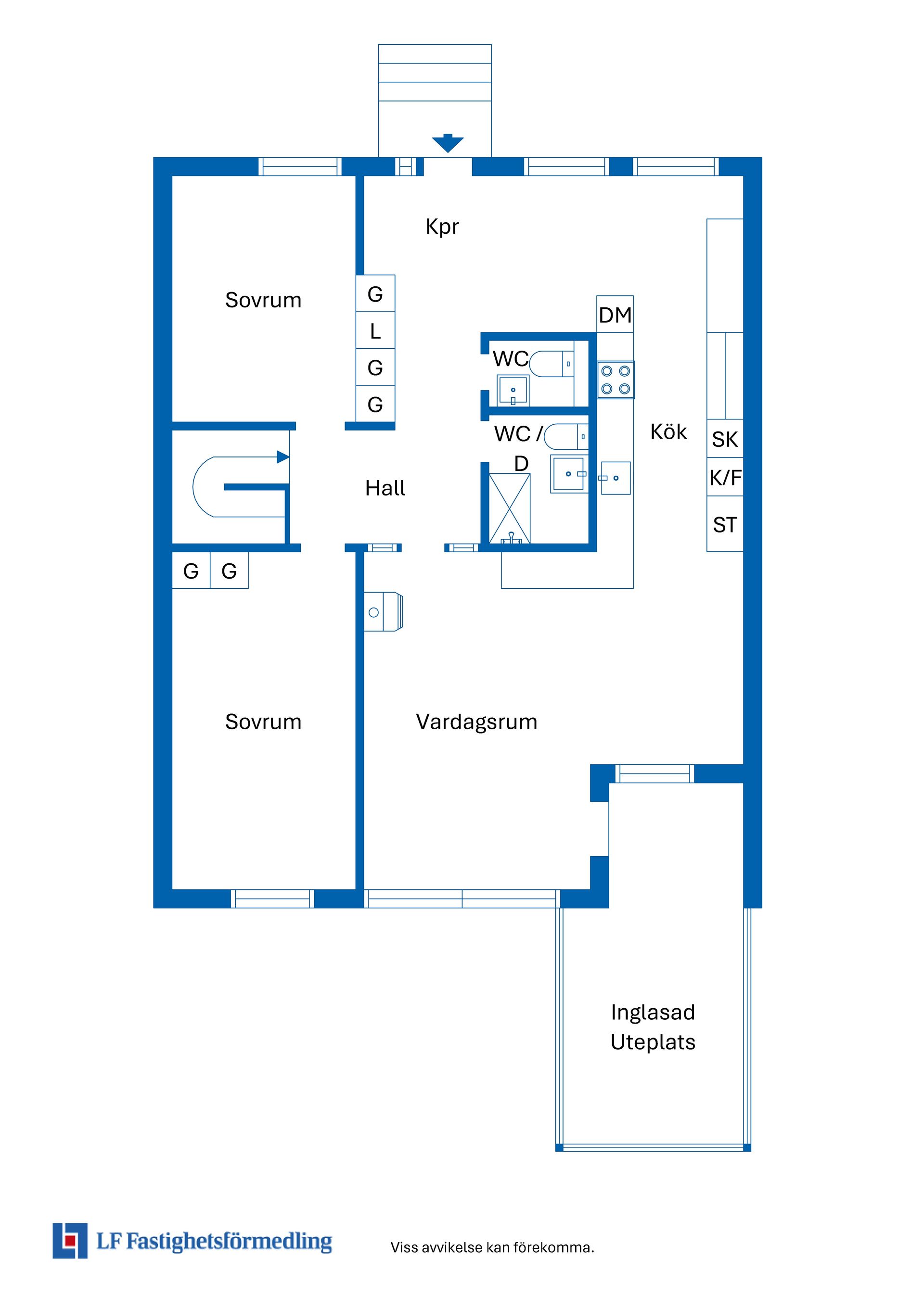 Villa, Radhus, Ekebovägen 8D, Johannedal, Sundsvall