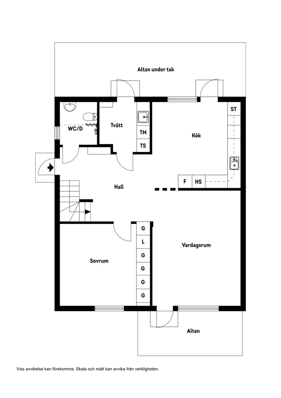 Villa, Vitmossavägen 26, Mossen, Grums