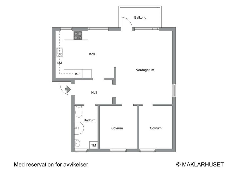 Bostadsrätt, Ankarstocksvägen 11, Bällsta, Stockholm