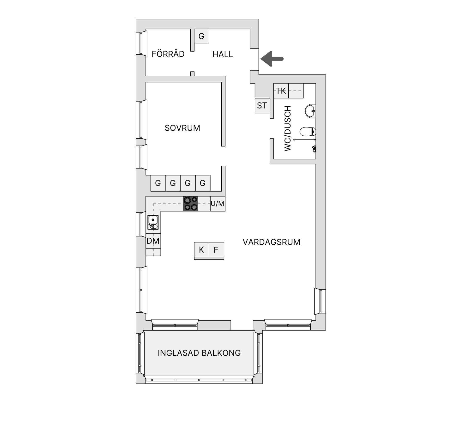 Bostadsrätt, Repslagargränd 5, Centrum, Skellefteå