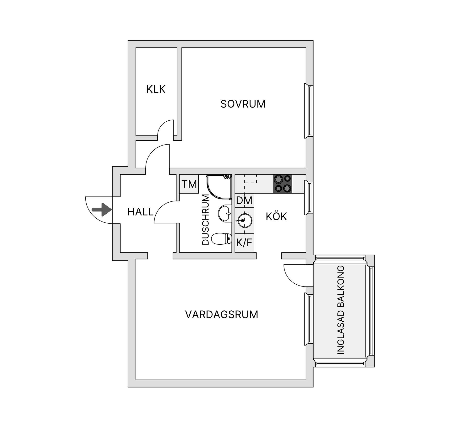 Bostadsrätt, Horsensgatan 54, Rud, Karlstad