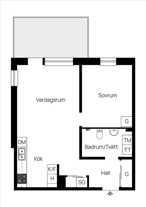 Bostadsrätt, Druveforsvägen 14, Borås