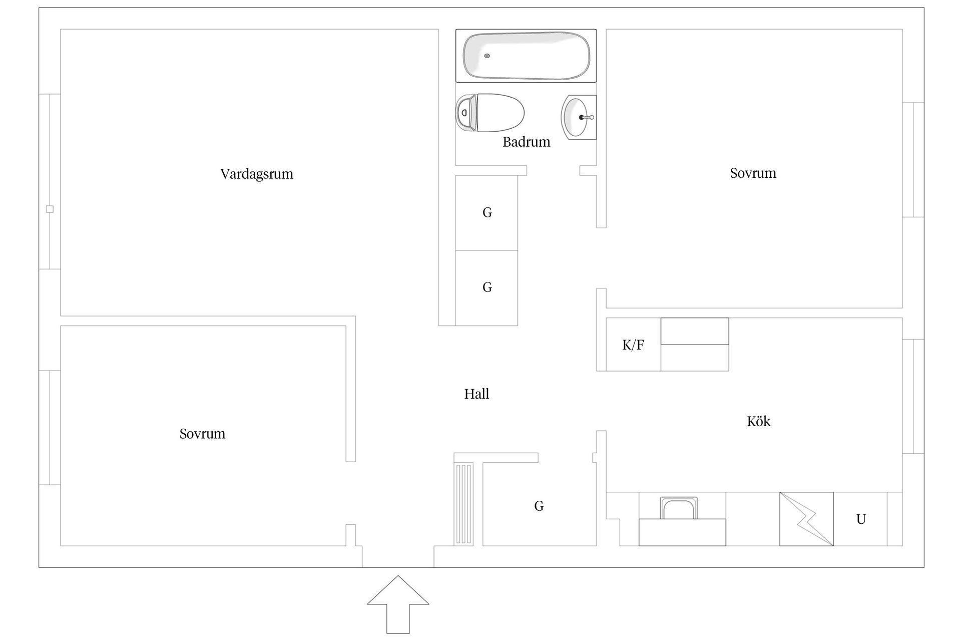 Bostadsrätt, Väderkvarnsgatan 3A, Centrala Hisingen, Göteborg