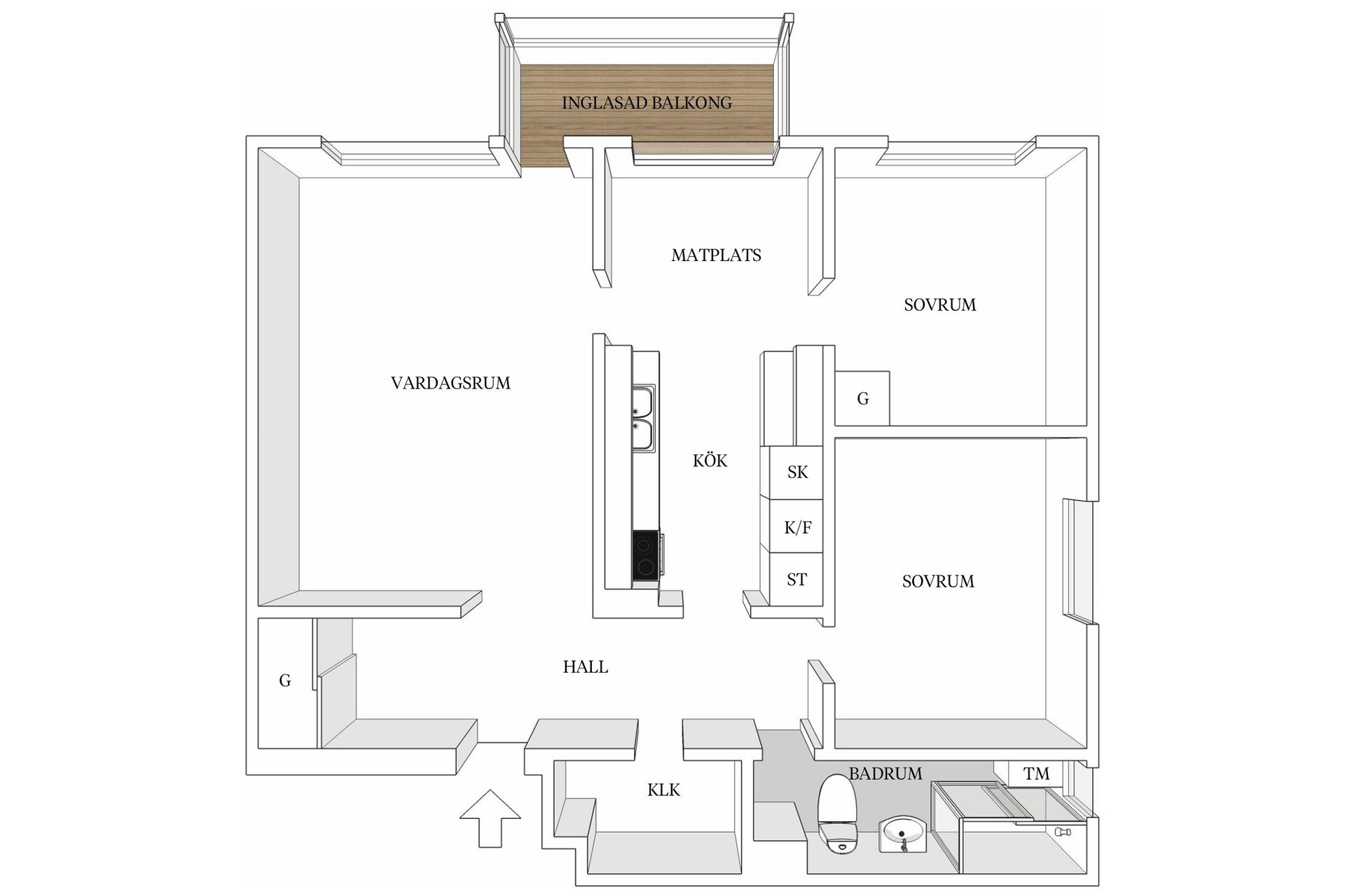 Bostadsrätt, Blåsvädersgatan 6, Biskopsgården, Göteborg