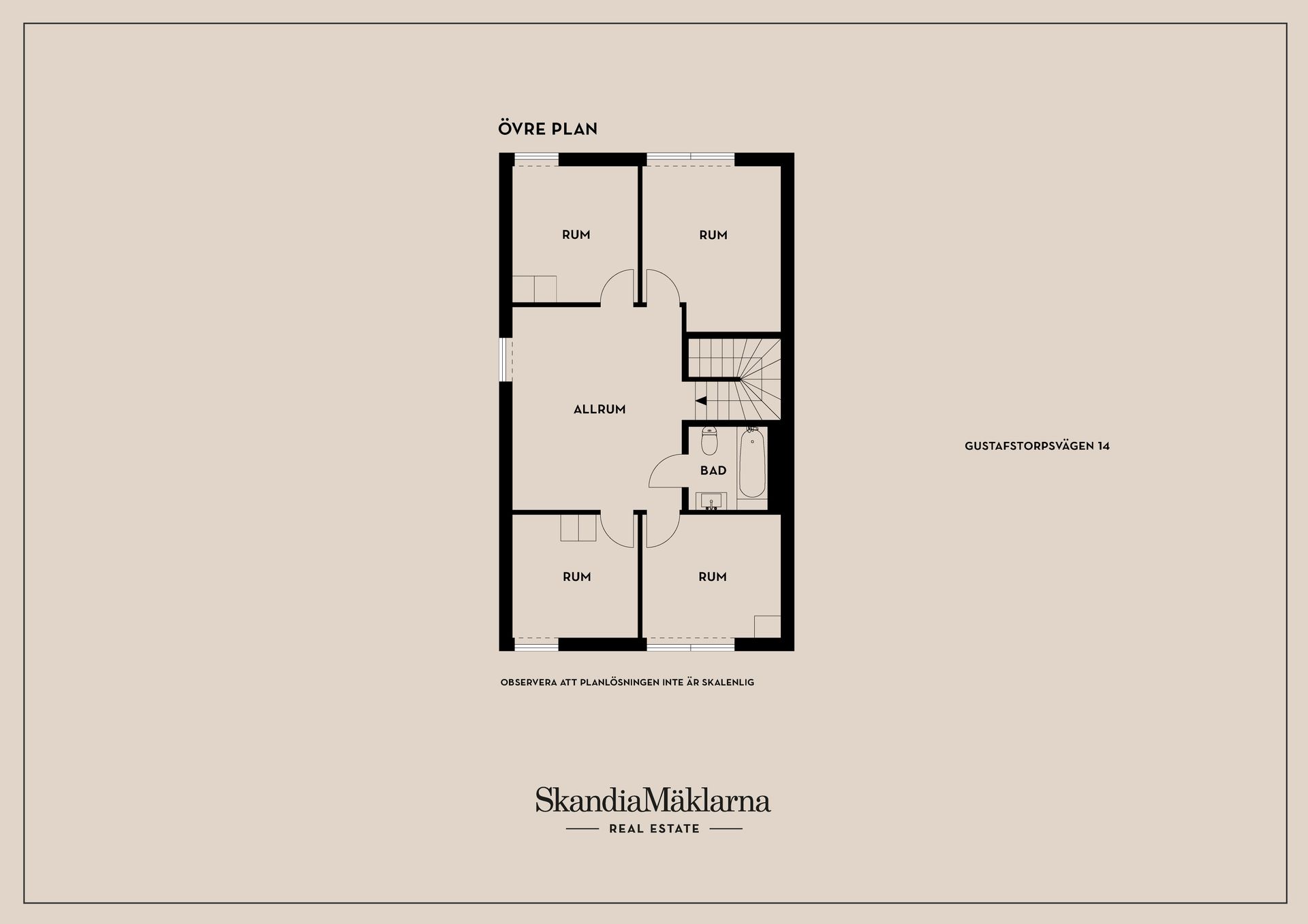Radhus, Gustafstorpsvägen 14, Ljungsbro, Linköping