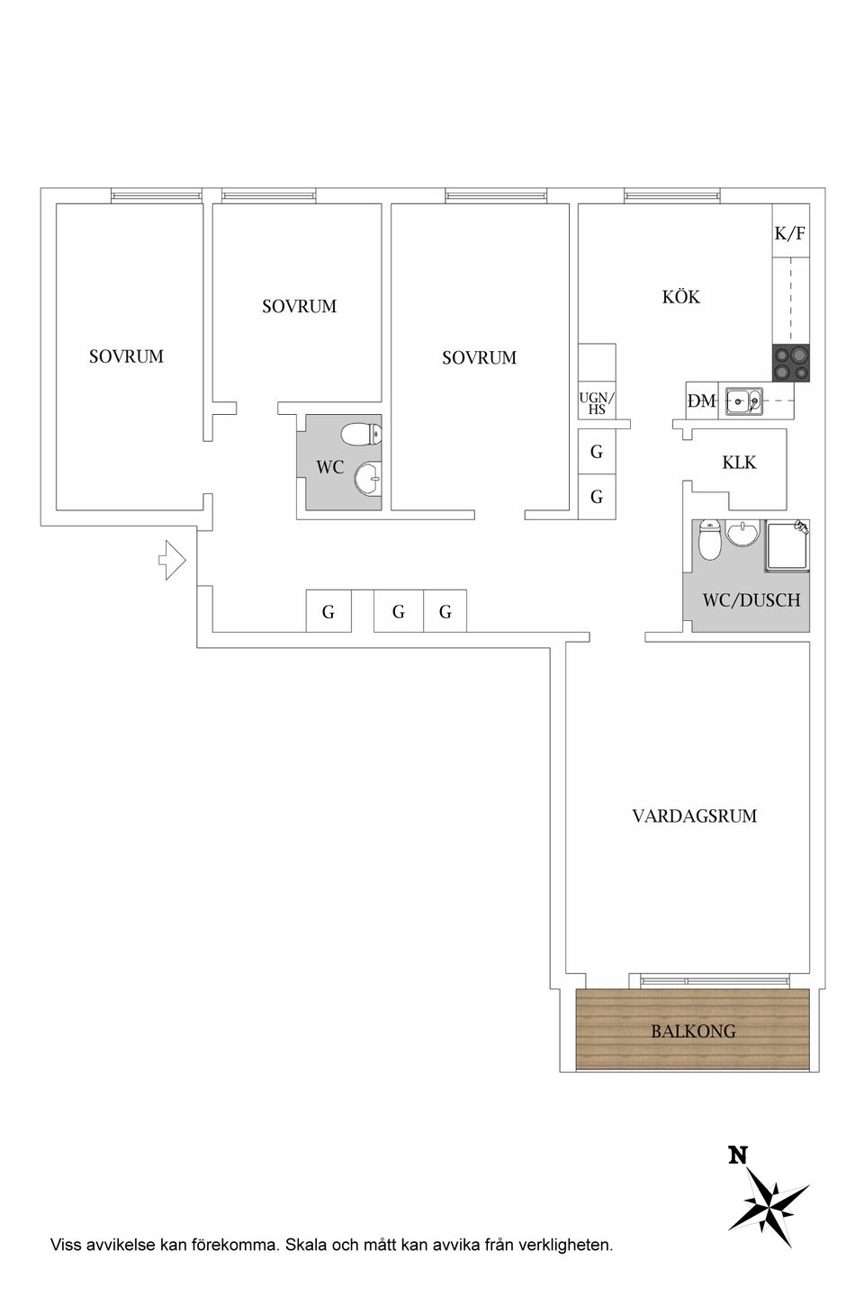 Bostadsrätt, Pressarvägen 15, Kallhäll, Järfälla