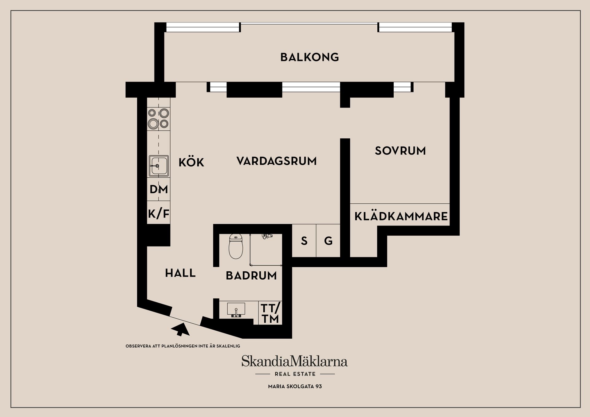 Bostadsrätt, Maria skolgata 93, 10tr, Södermalm, Stockholm