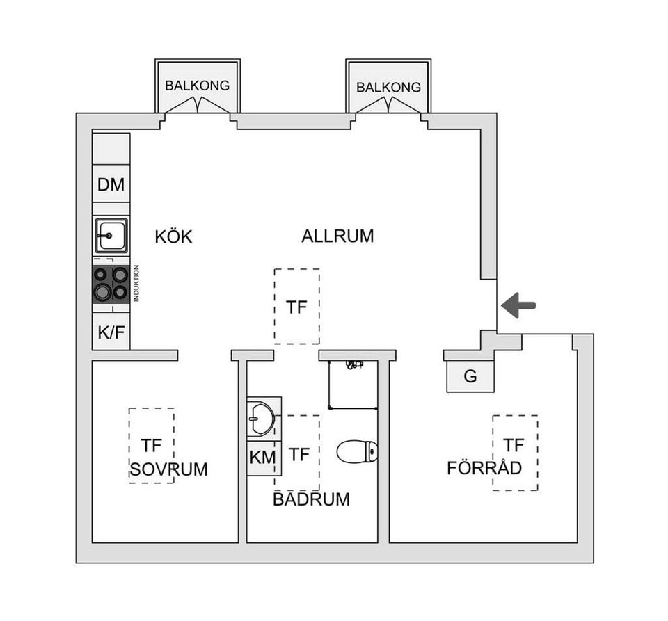 Bostadsrätt, Timmermansgatan 24a, Centralt, Halmstad