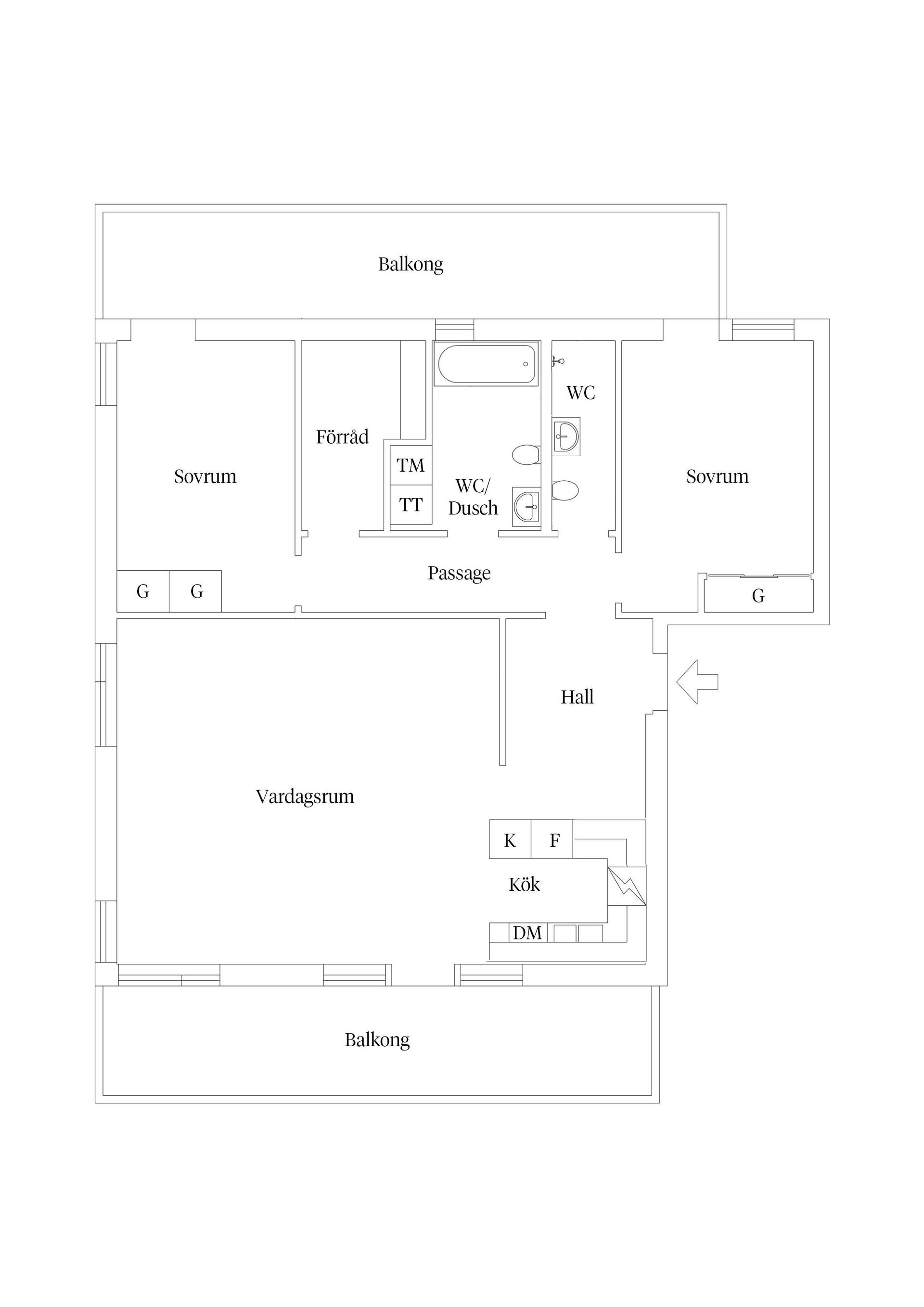 Bostadsrätt, Sågargatan 6D, Kungsängen, Uppsala