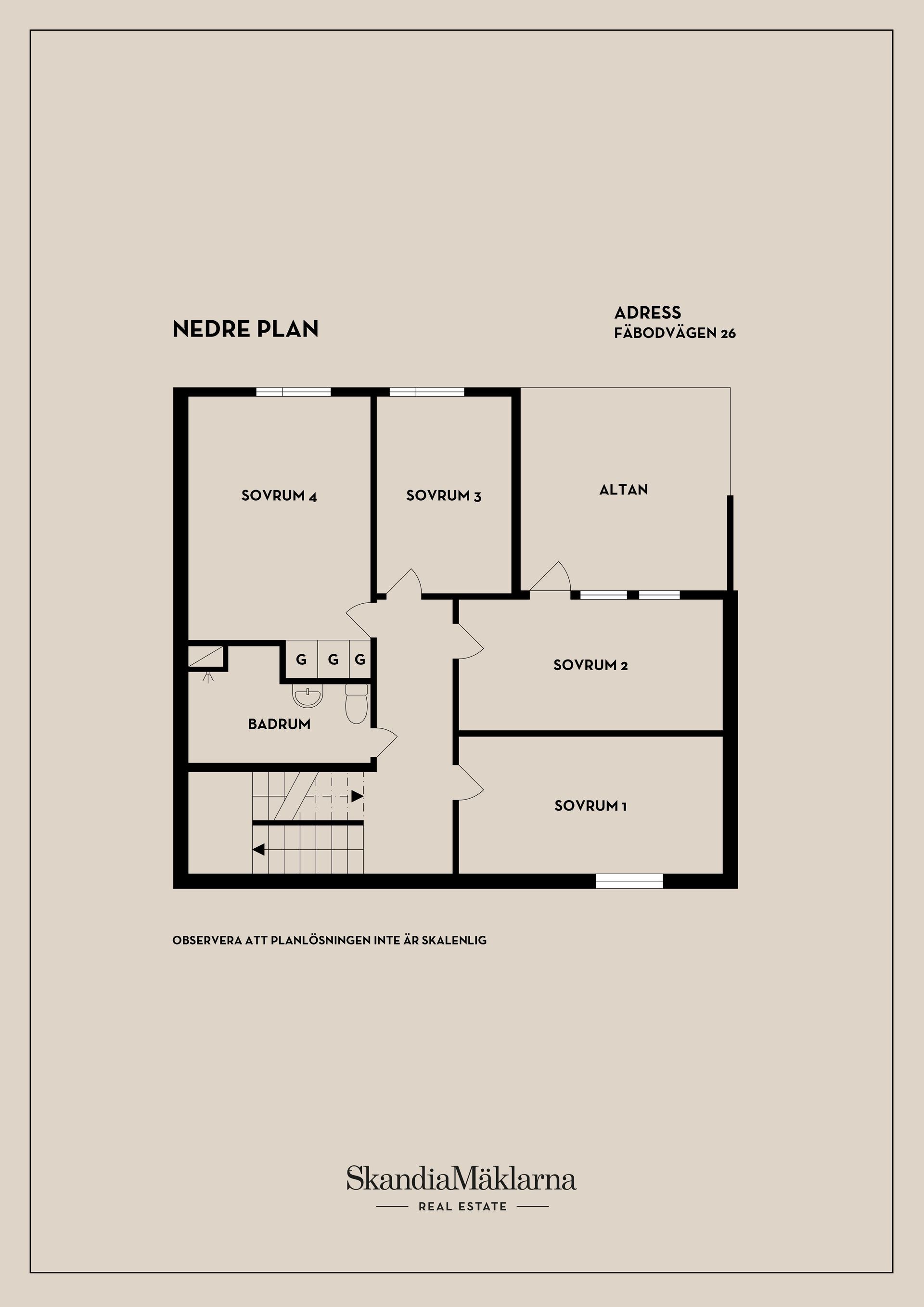 Radhus, Fäbodvägen 26, Klockarberget, Sundsvall