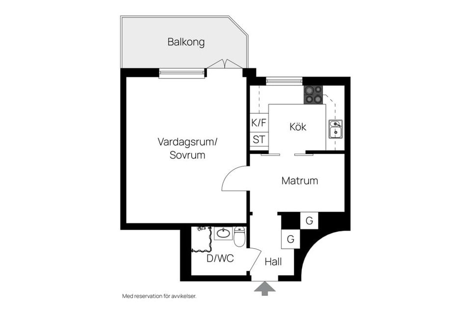 Bostadsrätt, Centralvägen 62 A, Lgh 1205, Frövi, Lindesberg