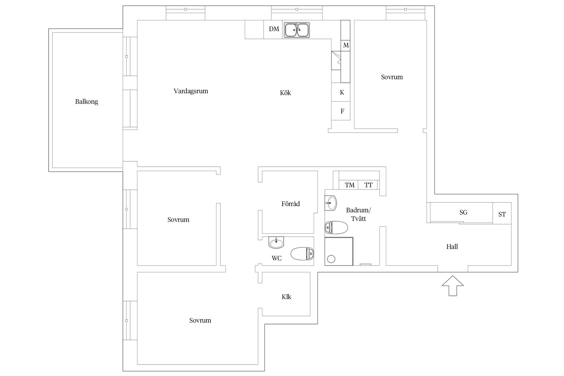 Bostadsrätt, Äppelblomsgatan 3, Landskrona - Centrum, Landskrona