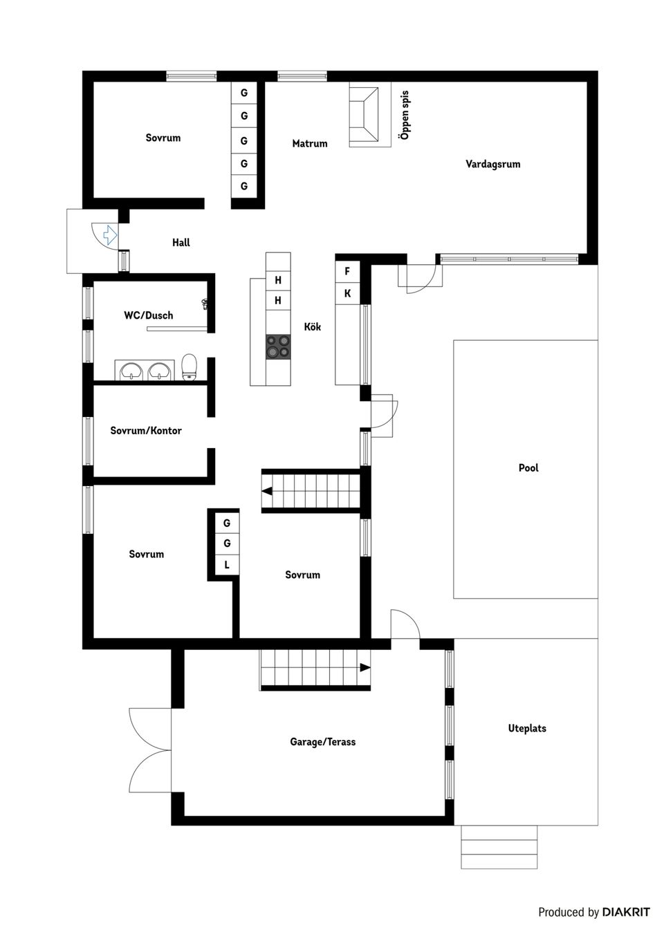 Villa, Havstrutsvägen 7, Rosenkälla, Nyköping